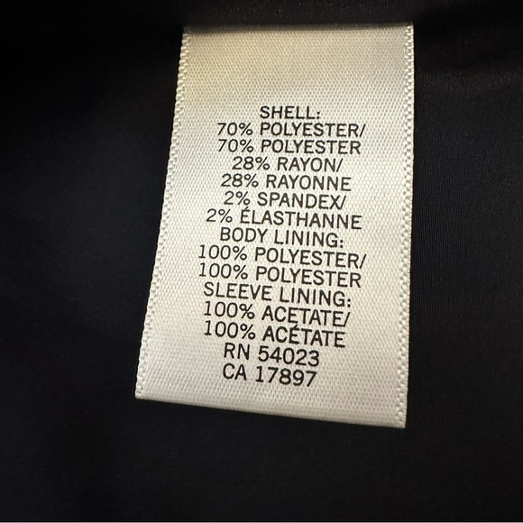 Banana Republic Black Pinstripe Tailored Skirt Set size 2 | 4 - Picture 12 of 13